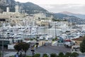 Marina and luxury houses. Beautiful landscape. Monte Carlo, Monaco, 10-05-2019