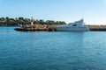 Marina in the Mallorcan town of Portopetro Royalty Free Stock Photo