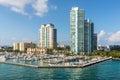 Marina Meloy Channel, Miami, Florida, United States of America Royalty Free Stock Photo