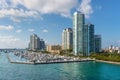 Marina Meloy Channel, Miami, Florida, United States of America Royalty Free Stock Photo