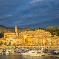 Marina of Menton, France