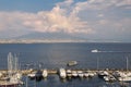 Marina of Naples in Gulf of Naples, Naples