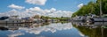 The marina in the Old Arm of the Gloucester Sharpness Canal at Sharpness, G