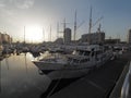 The Marina Of Oostende At Sunrise