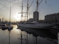 The Marina Of Oostende At Sunrise