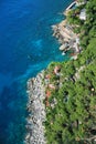 Marina Piccola, Island Capri, Gulf of Naples, Italy, Europe Royalty Free Stock Photo