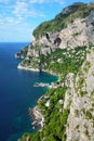 Marina Piccola, Island Capri, Gulf of Naples, Italy, Europe Royalty Free Stock Photo