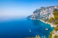 Marina Piccola and Monte Solaro, Capri Island, Italy Royalty Free Stock Photo