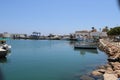 Marina and places of leisure and tourism in Roquetas de Mar , Spain