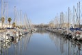 Marina of Port Leucate, France Royalty Free Stock Photo