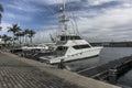 Marina in Puerto Calero Royalty Free Stock Photo