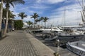 Marina in Puerto Calero Royalty Free Stock Photo