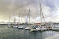 Marina in Puerto Calero Royalty Free Stock Photo