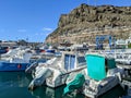 Marina at Puerto de Mogan on Gran Canaria Royalty Free Stock Photo