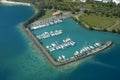 Marina at Raiatea Royalty Free Stock Photo