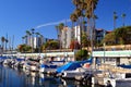 A marina in Redondo Beach, California Royalty Free Stock Photo
