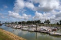 Marina on the river Somme, France