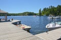 Marina, Rosseau, Muskoka, Ontario, Canada Royalty Free Stock Photo