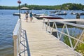 Marina, Rosseau, Muskoka, Ontario, Canada Royalty Free Stock Photo