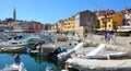 Marina of Rovinj, Croatia Royalty Free Stock Photo