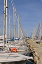 Marina of Saint-Cyprien in France