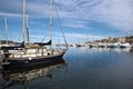 Marina in Saint Florent in Corsica Royalty Free Stock Photo