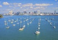 Marina and San Diego Skyline, California Royalty Free Stock Photo