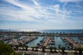 The marina in Sitges