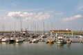 Marina of Terneuzen along Westerschelde, Zeeuws-Vlaanderen, Zeeland, Netherlands