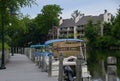 Marina in Traverse City at the Grand Traverse Bay, Michigan Royalty Free Stock Photo