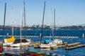 Marina And Urban Skyline