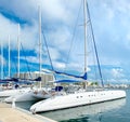 Marina at Varadero beach in Cuba