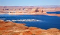 Marina Wahweap Bay Lake Powell Glen Canyon Arizona Royalty Free Stock Photo