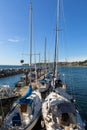 Marina at White Rock BC Canada British Columbia Royalty Free Stock Photo