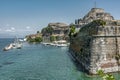 greek defensive fortress on the island of corfu