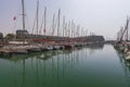 Marina with yachts in Herzliya Royalty Free Stock Photo