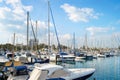 Marina, yachts, motorboats, citycsape, Cyprus