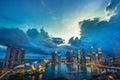 famous Marinabay Sands cityscape, Singapore Royalty Free Stock Photo