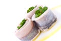 Marinaded herring Royalty Free Stock Photo