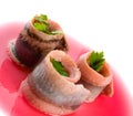 Marinaded herring Royalty Free Stock Photo