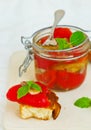 Marinaded in Italian sweet pepper Royalty Free Stock Photo