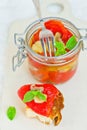 Marinaded in Italian sweet pepper Royalty Free Stock Photo