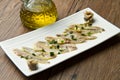 Marinated anchovies Royalty Free Stock Photo