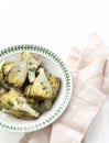 Marinated Baby Artichokes Royalty Free Stock Photo