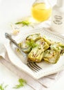 Marinated Baby Artichokes. Royalty Free Stock Photo