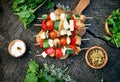 Marinated BBQ meat Royalty Free Stock Photo