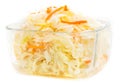 Marinated cabbage close up Royalty Free Stock Photo