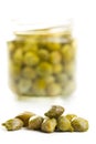 Marinated capers Royalty Free Stock Photo