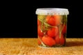 Marinated cherry tomatoes