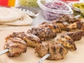 Marinated Chicken Kebab On A Skewer